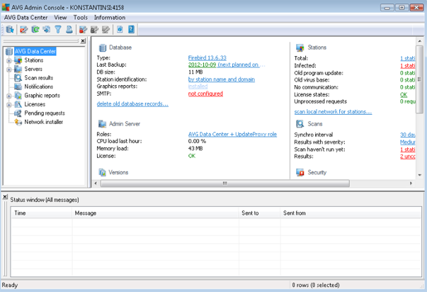 AVGadminConsole