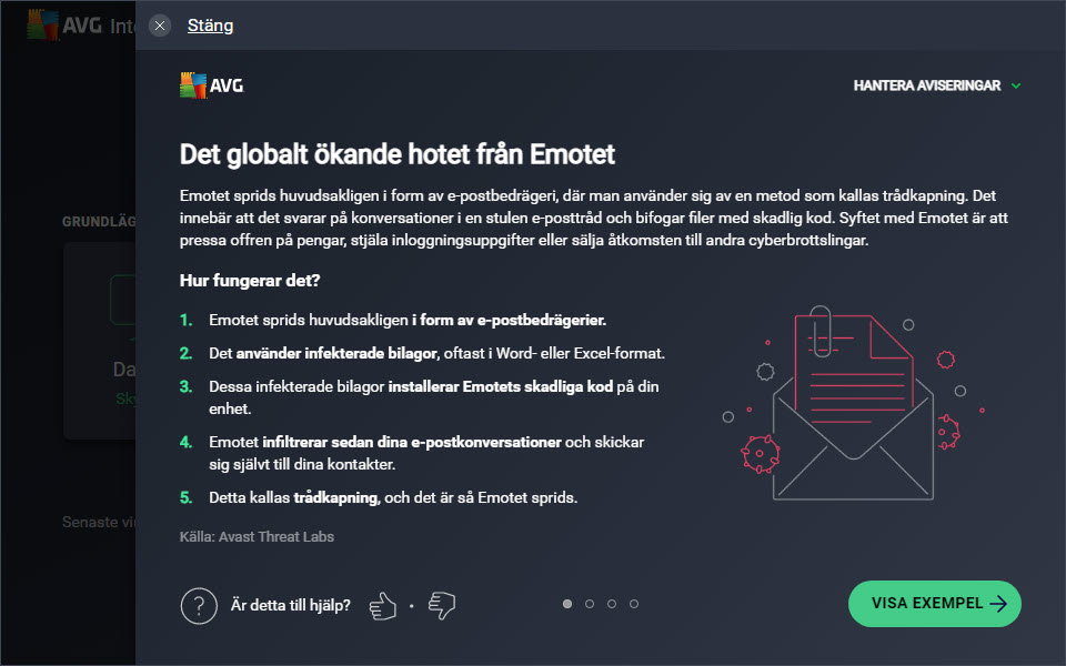 Det globalt ökande hotet från Emotet